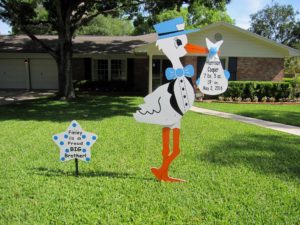 Maryland Stork Signs<br/> Flying Storks Yard Signs<br/> Frederick, Md<br/> (301) 606-3091