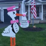 MD Baby Yard Stork Sign Flying Storks (301) 606-3091 Jefferson, MD