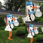 Maryland Stork Yard Signs Flying Storks Potomac, Md (301) 606-3091