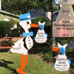 Chevy Chase Md Stork Sign Rental Flying Storks (301) 606-3091