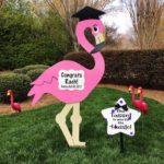 Md flamingo granduate Yard Sign