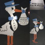 Thurmont MD Boy Stork Sign Rental<br/> Flying Storks<br/> (301) 606-3091